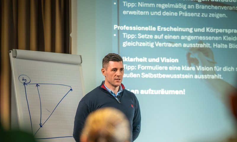 Wachstums-Diagramm mit Skalierungs-Strategie